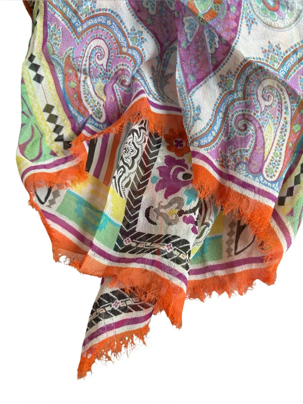 Etro Multi-Color Silk Scarf